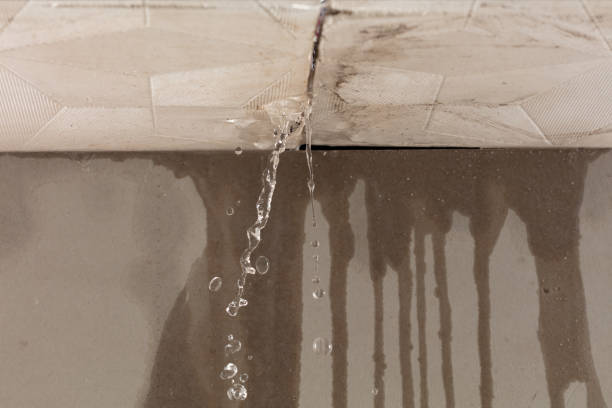 Professional Burst Pipe Cleanup technician working in Era, TX